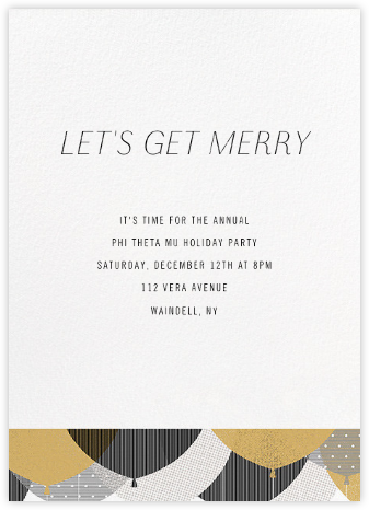 Curtain Raiser - Paperless Post - Fraternity Party Invitations