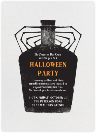 Witch's Brew - Crate & Barrel - Crate and Barrel invitations and save the dates