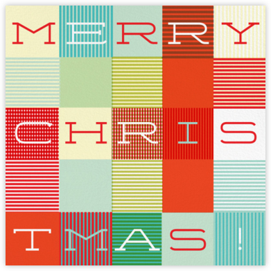 Wrapped in Plaid - Paperless Post - Christmas Cards