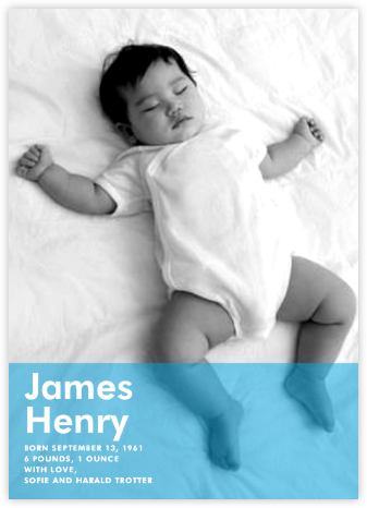 Nursery Window - Blue - Paperless Post - Baby Boy Birth Announcements