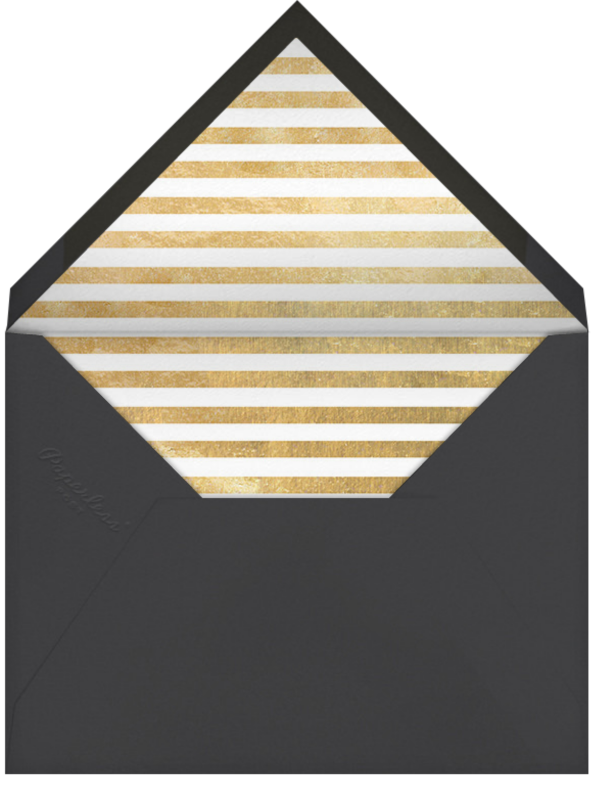 City Lights II (Invitation) - Slate/Gold  - kate spade new york - Envelope