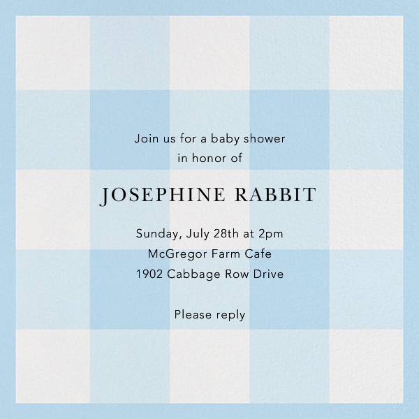 buffalo check wedgewood send online instantly rsvp tracking