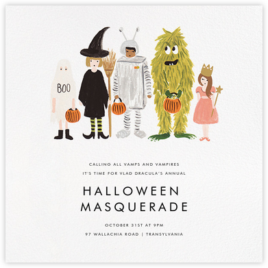 Little Treats - Rifle Paper Co. - Halloween invitations 