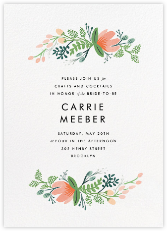 Paperless Bridal Shower Invitations 1