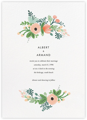 Wrapped in Wildflowers Suite (Invitation) - Rifle Paper Co. - Romantic wedding invitations 