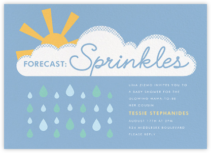 Forecast Sprinkles - Blue - Paperless Post