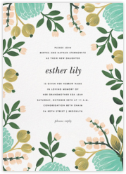 Bris And Baby Naming Invitations Send Online Instantly Rsvp Tracking