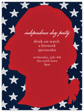 Washington Flag - Paperless Post - 4th of July invitations