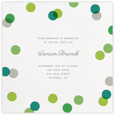 Carnaby - Green - Paperless Post - Greek Life Invitations