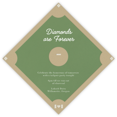 Baseball Diamond - Paperless Post
