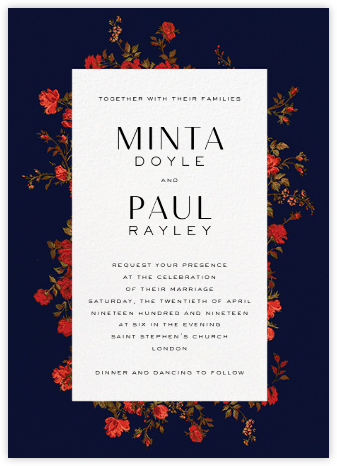 Elizabeth Moonlight (Invitation) - Liberty - Romantic wedding invitations 