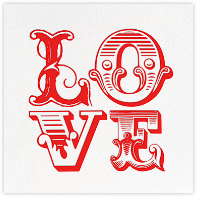 LOVE - kate spade new york - Valentine's Day Cards