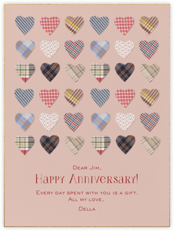 Plaid Hearts - Paperless Post
