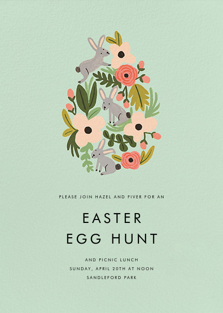 The Rabbit Or The Egg Mint Send Online Instantly Rsvp Tracking