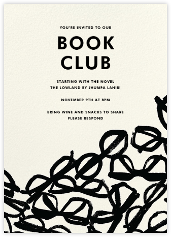 Book Club Invitations Send Online Instantly Rsvp Tracking