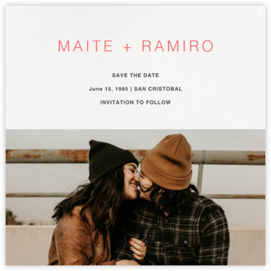 Tableau (Save the Date) - Paperless Post - Wedding Save the Dates