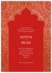 Indian Wedding Invitations Online At Paperless Post