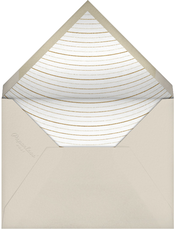 Normandie (Save the Date) - Cream/Gold - Paperless Post - Envelope
