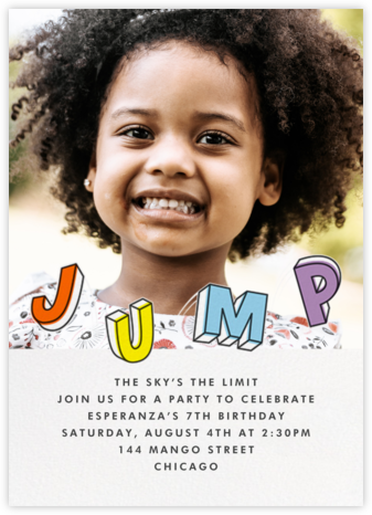 Airborne (Photo) - Paperless Post - Theme Party Invitations