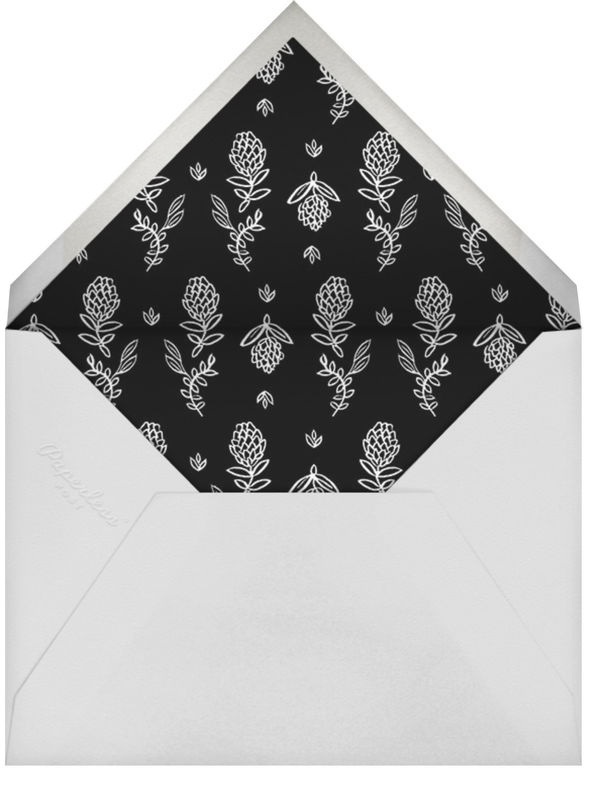 Botanical Lace (Photo) - Silver - Rifle Paper Co. - Envelope