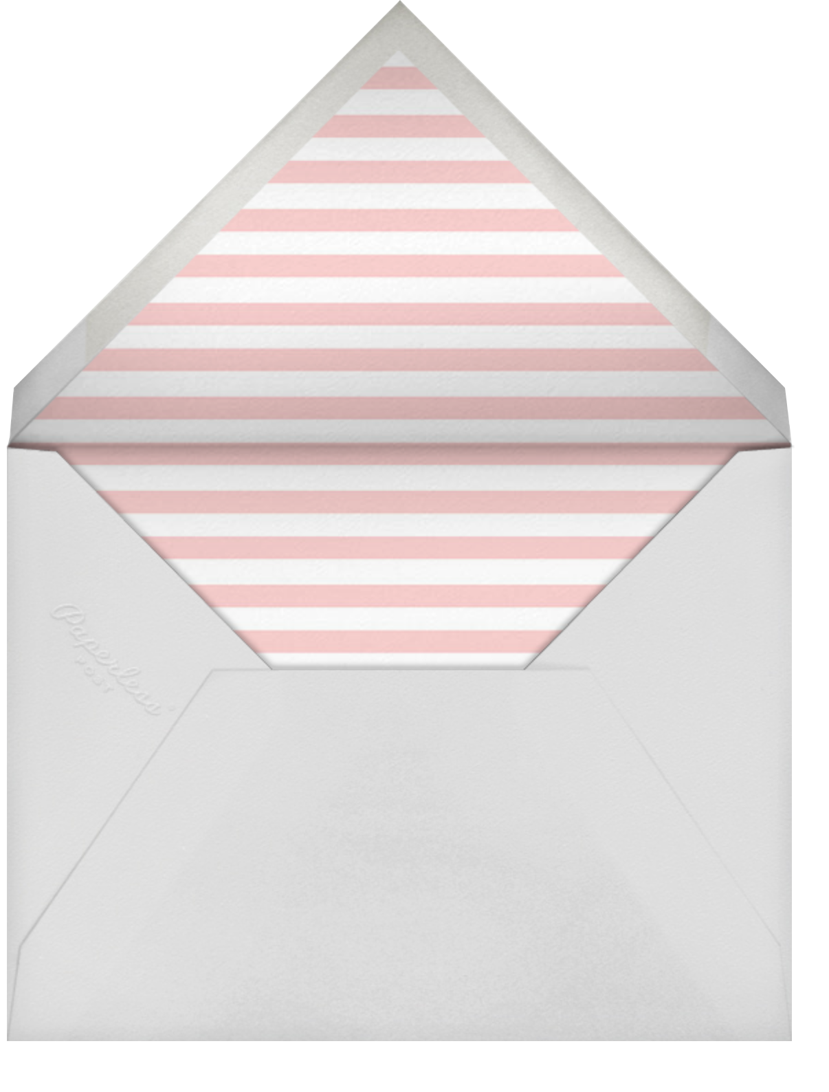 Plume (Photo Stationery) - Silver - Paperless Post - Envelope