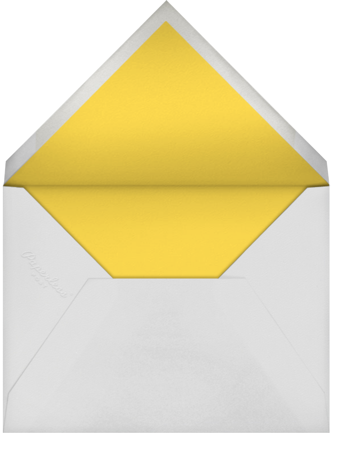 Fleurs d'Été (Photo Stationery) - Citrus - Paperless Post - Envelope
