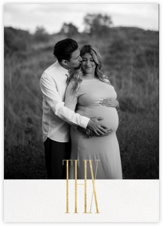 Giant Thx (Photo) - Paperless Post - Wedding Thank You Cards 