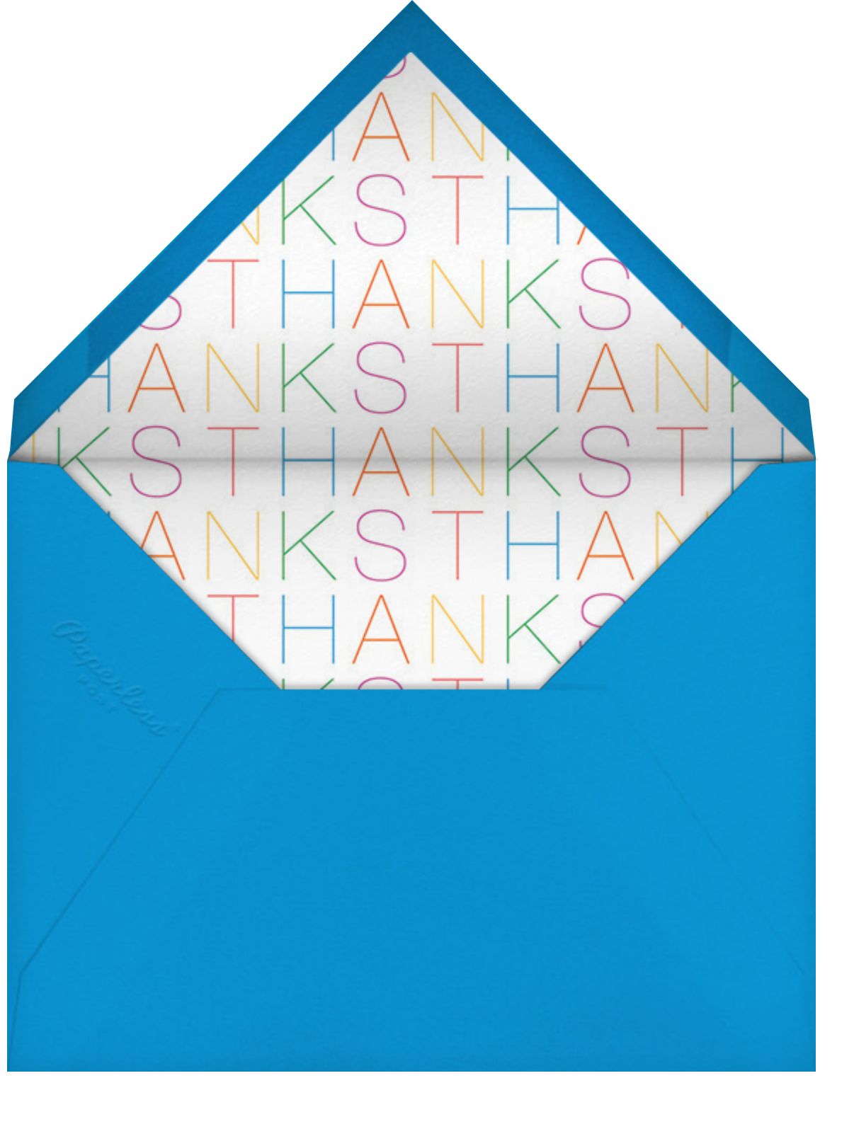 Thanks in a Box - Multi - Paperless Post - Envelope