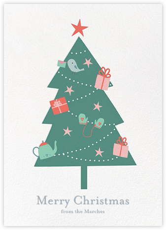 Birdie's Christmas Tree - Little Cube - Christmas Tree Cards