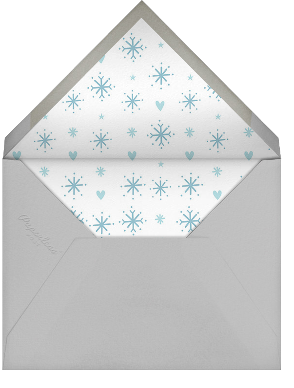 Snowflake Sparkle - Blue - Little Cube - Envelope