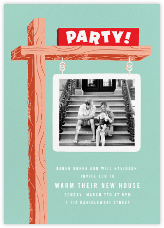 Party Property (Photo) - Paperless Post - Housewarming Party Invitations 