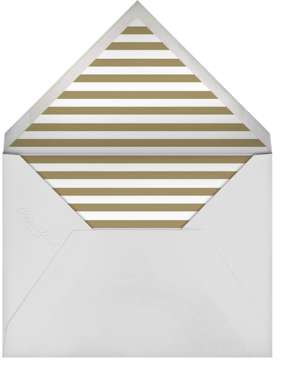 Gold Heart (Square) - The Indigo Bunting - Envelope