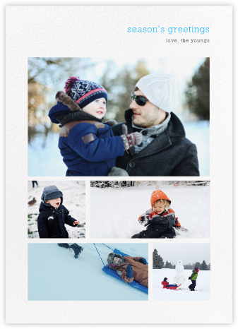 Seasonal Digest (Tall) - Paperless Post - Holiday Photo Cards 