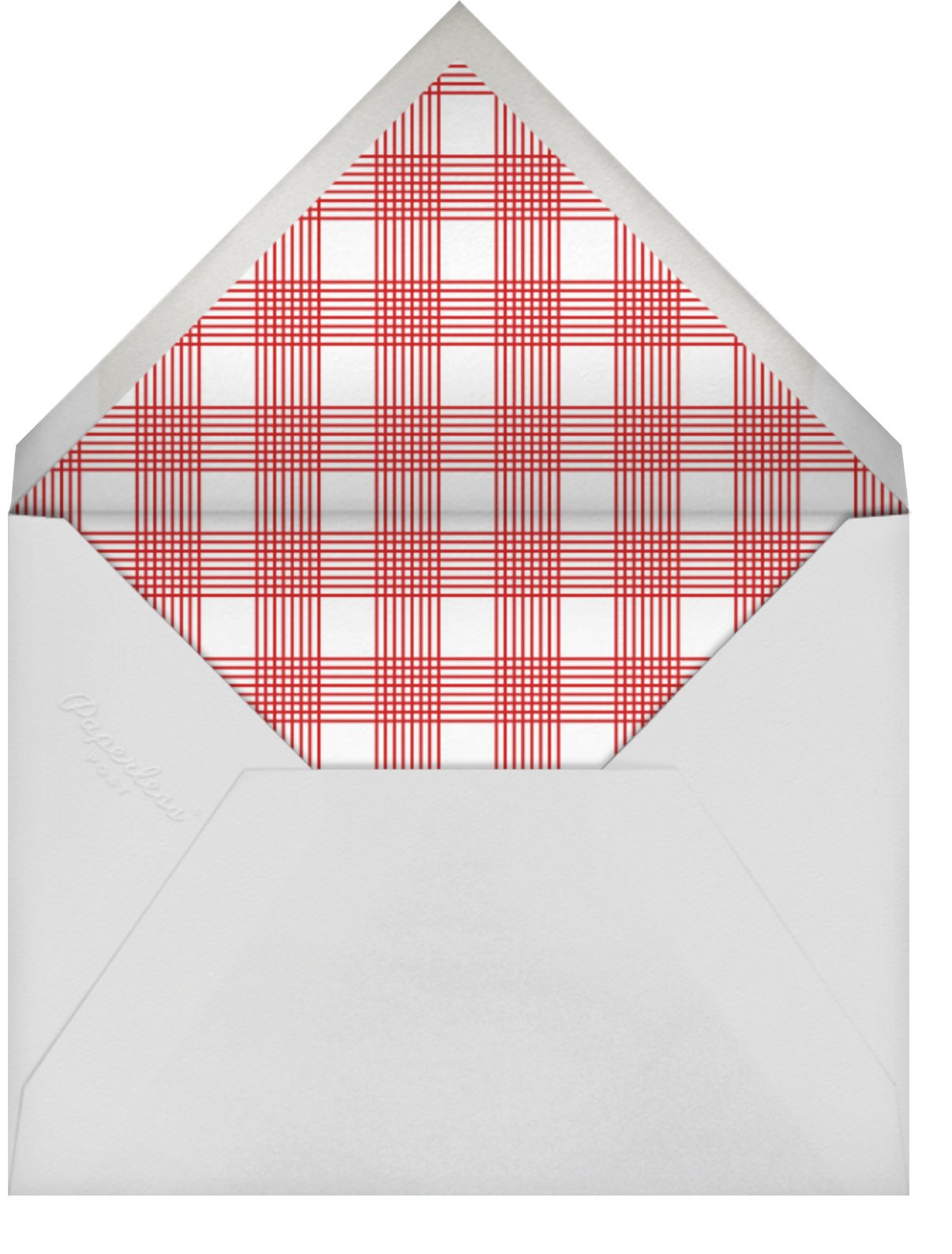 In Review - Red - Paperless Post - Envelope