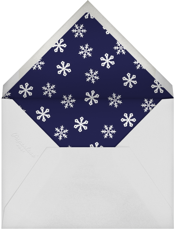 Snowfall - Silver - Paperless Post - Envelope