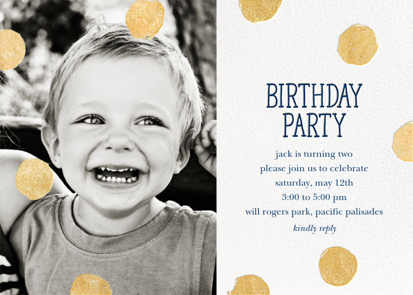 Kids` Birthday invitations