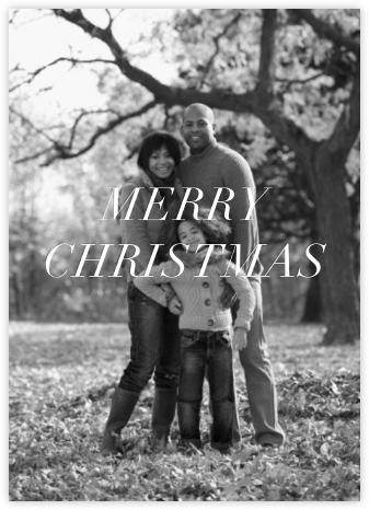 Full-Page Photo Ivory (Double-Sided) - Tall - Paperless Post - Christmas Cards 2022
