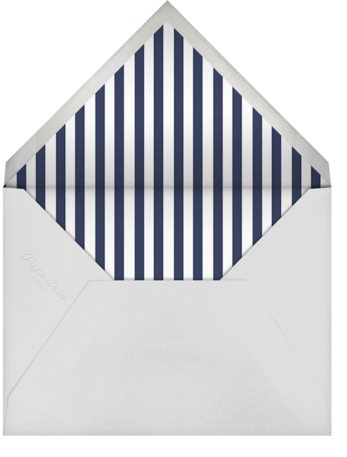 Roosevelt (Horizontal) - Silver - Sugar Paper - Envelope
