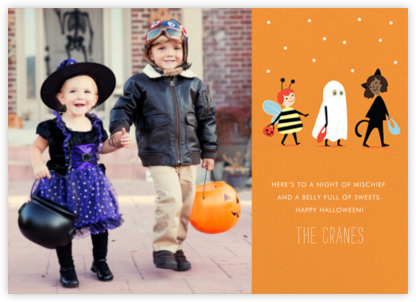 Costume Parade (Photo) - Paperless Post - Halloween Cards 