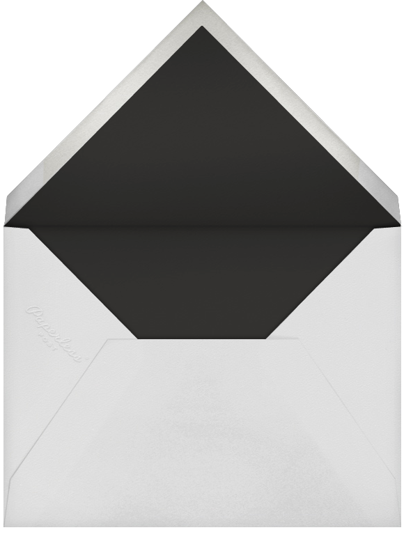 Josephine Baker - White/Silver - Paperless Post - Envelope