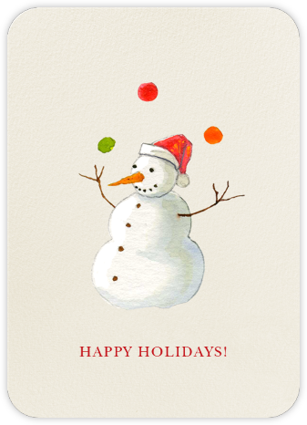 Juggle All the Way - Felix Doolittle - Business Holiday & Christmas Cards