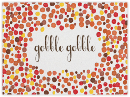Gobble Gobble Glee - Brights - Mr. Boddington's Studio - Thanksgiving Cards 