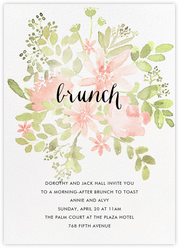 Our Favorite Post Wedding Brunch Invitations