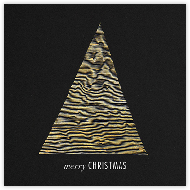 Felice (Christmas Greeting) - Kelly Wearstler - Elegant Christmas Cards