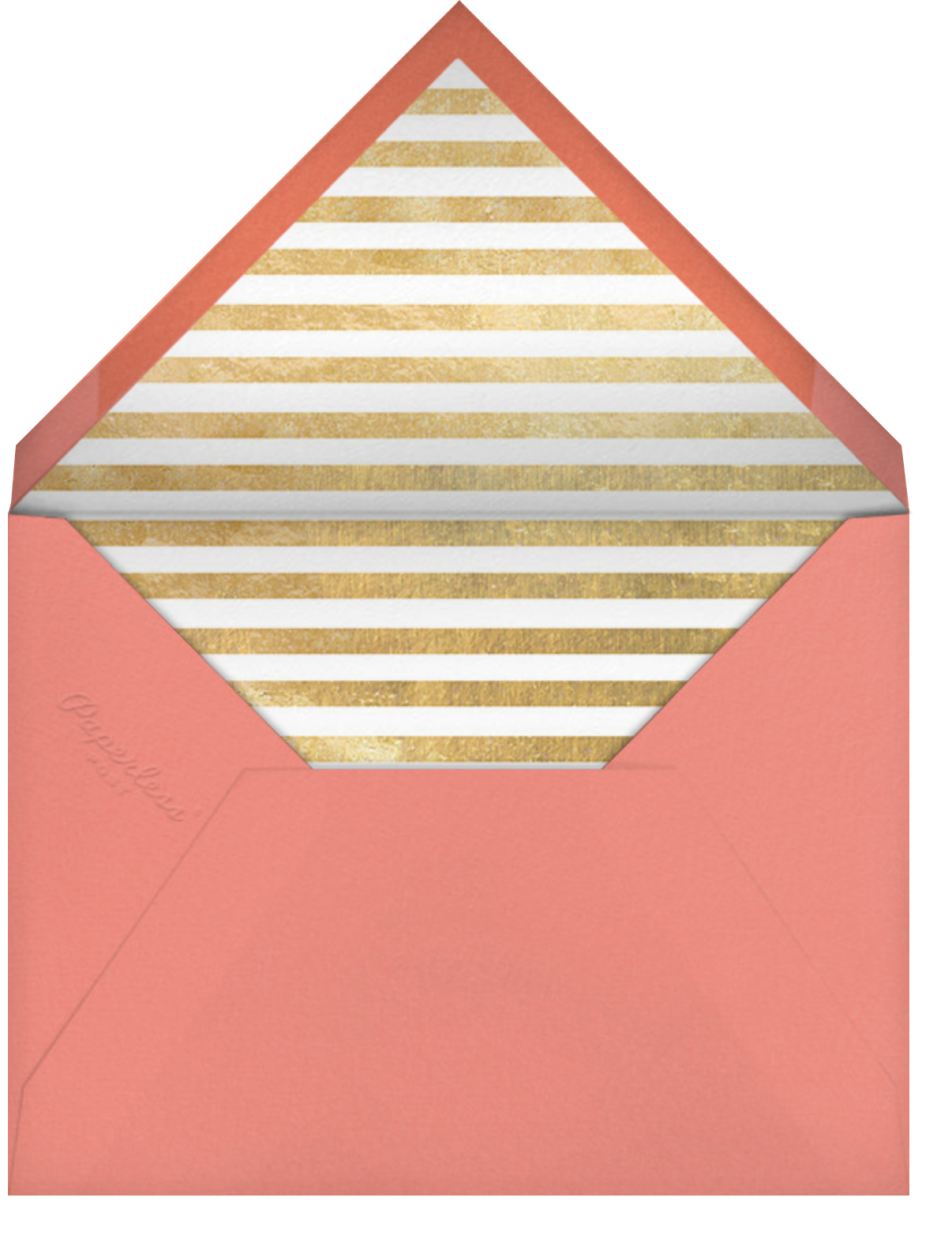 Decade Photo (Thirty) - Gold - Paperless Post - Envelope