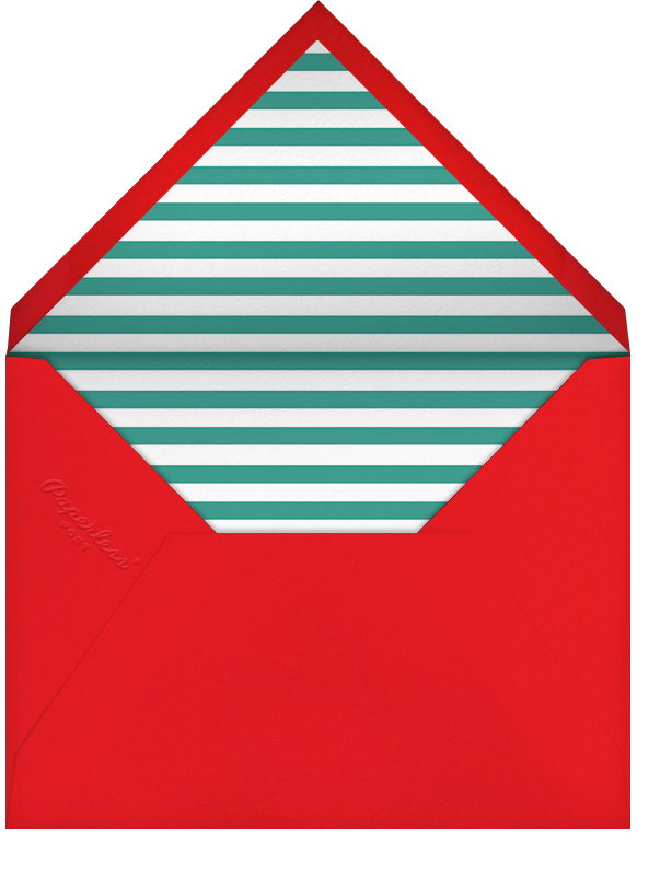 Christmas Trim (Tall) - Gold - Paperless Post - Envelope