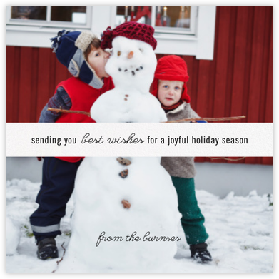 Center Text Strip - Paperless Post - Christmas Cards