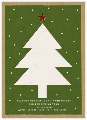 Holiday Tree - Paperless Post - Christmas Tree Cards