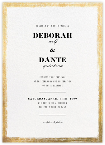 Bristle - Paperless Post - Classic wedding invitations 