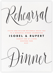 Rehearsal Dinner Invitations Send Online Instantly Rsvp Tracking